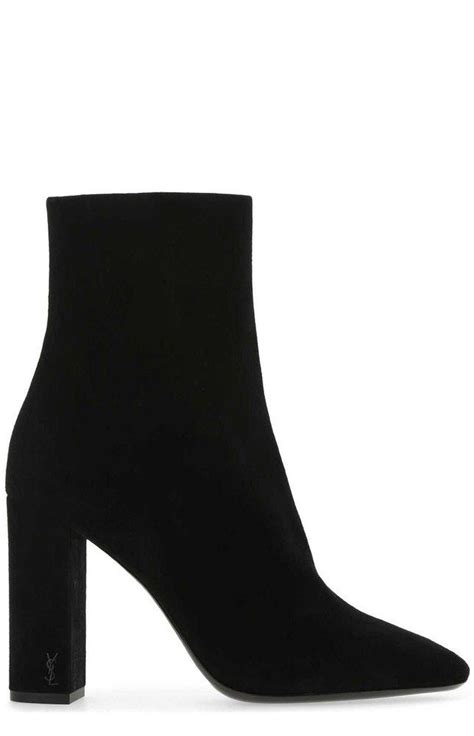 ysl block heels